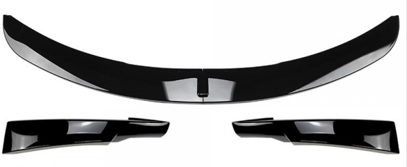 BMW E90 2009-2012 LCI Gloss Black M Sport Front bumper lip