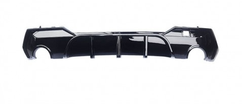 Gloss Black Rear diffuser for BMW G22, G23 M Sport models