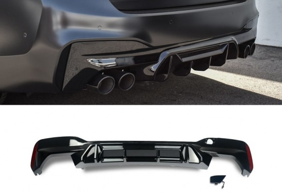 M5 Competition Style rear bumper diffuser for BMW G30, G31 models