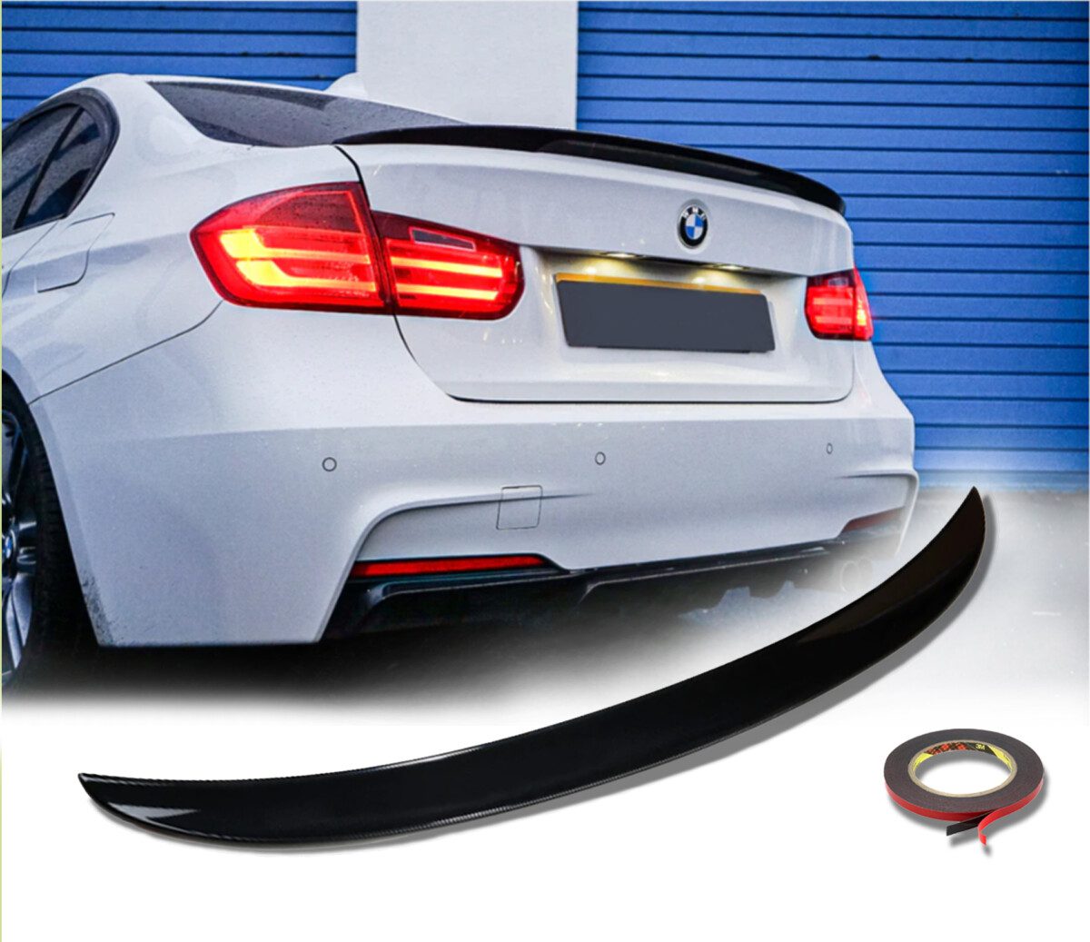 Performance Trunk lid spoiler for BMW F30, F80 M3 models