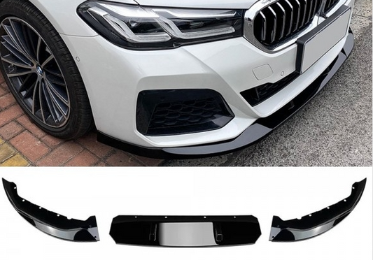 Performance Gloss Black Front Lip for BMW G30, G31 Facelift models from 2020.06